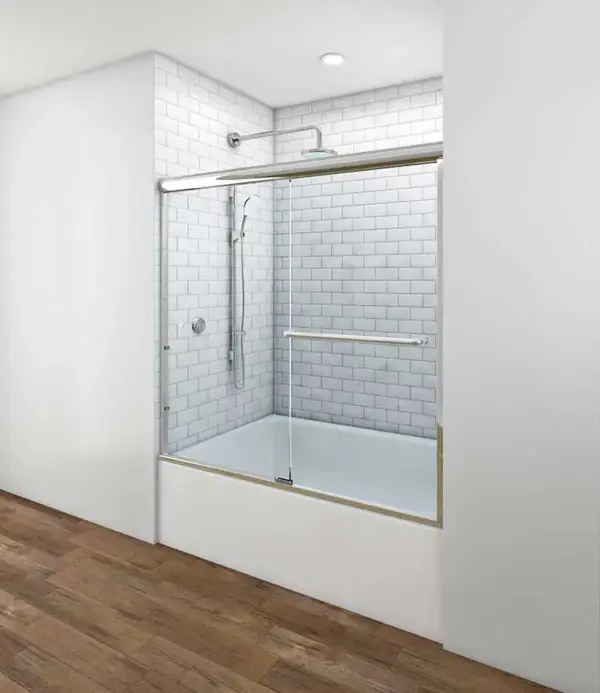 Euro Sliding Shower Doors – Chrome Hardware - Image 5