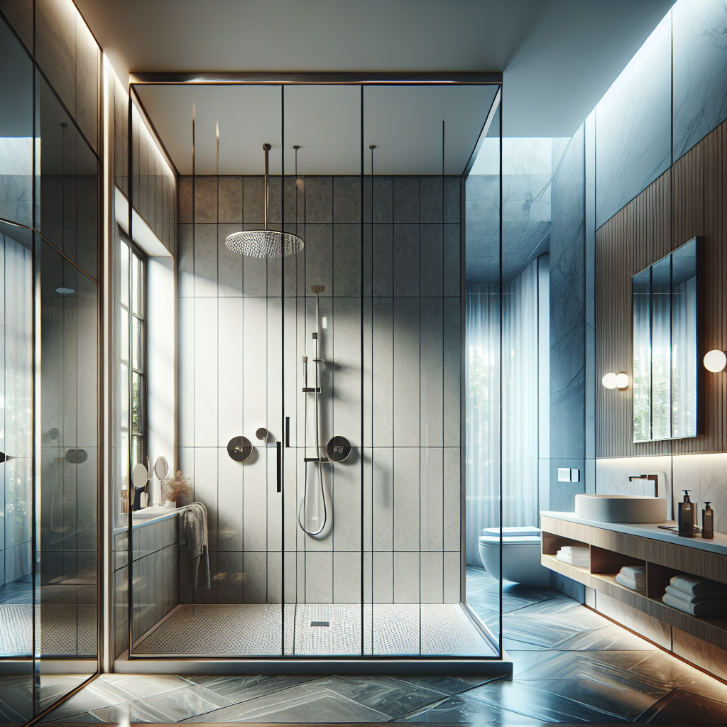 Superior quality modern shower doors - a perfect blend of elegance and durability. 
