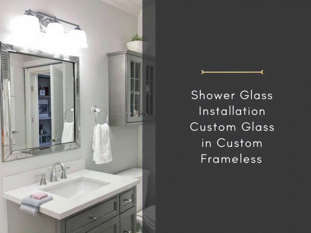 Luxurious seamless glass shower installation in Saugus, MA.