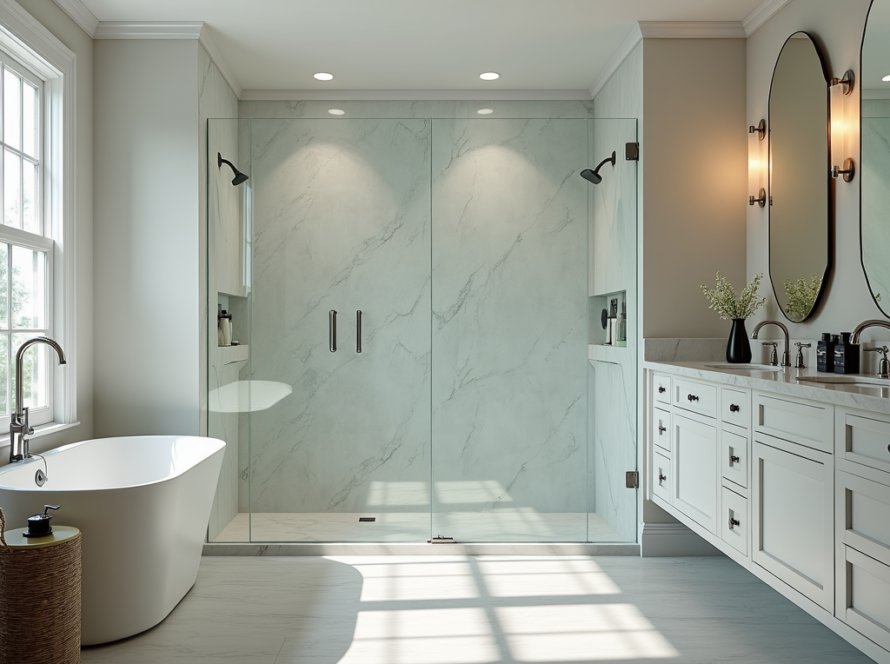 High-quality Boston Shower Door installation