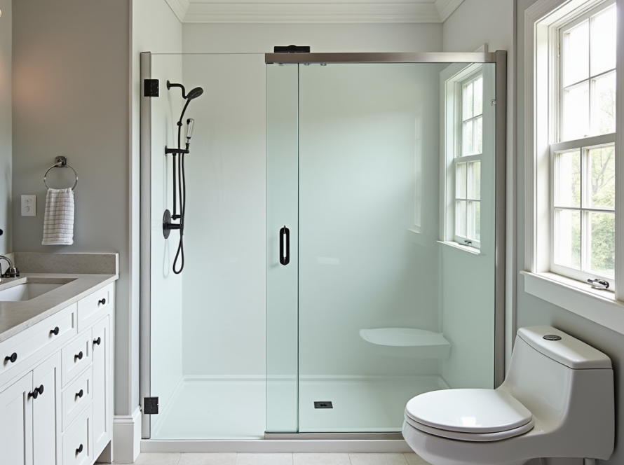 Professional glass shower door installation in Revere MA