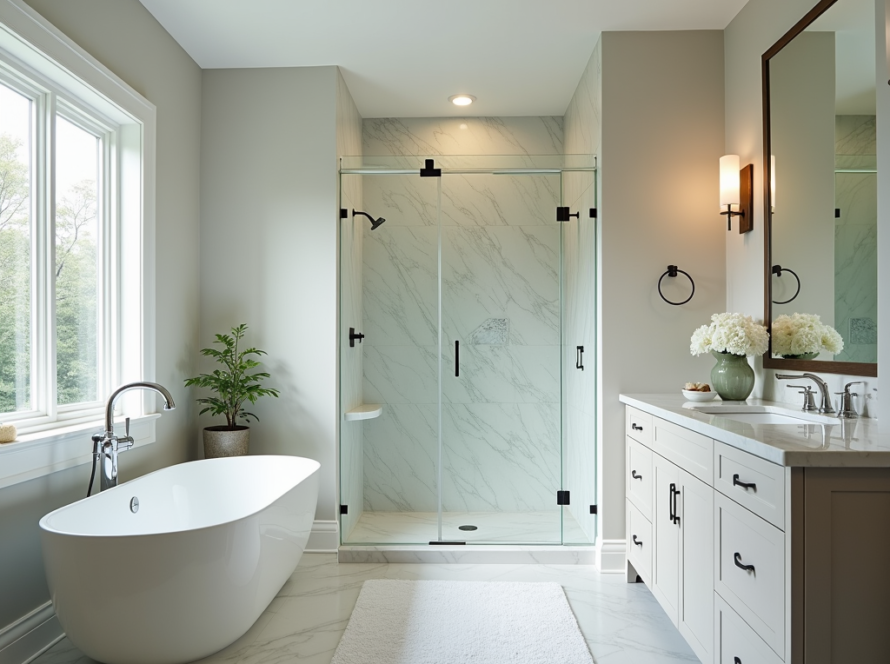 High-quality glass shower doors in Boston