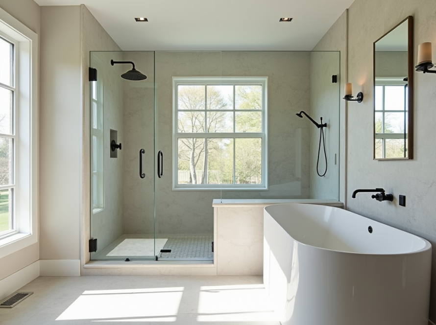 Professional shower door installation in Hanover MA