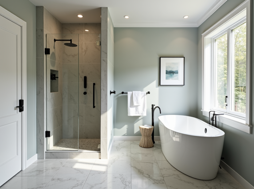 Professional shower door installation near Braintree MA
