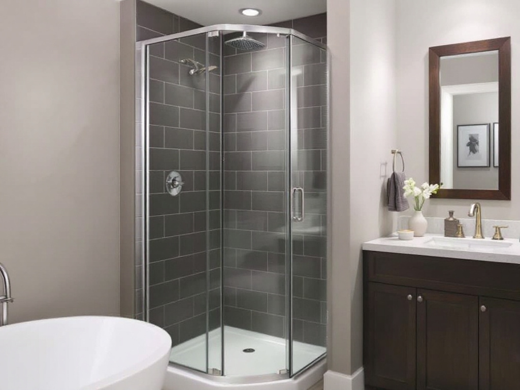 Exceptional shower door installation services in Boston showcasing a blend of modern and contemporary designs.