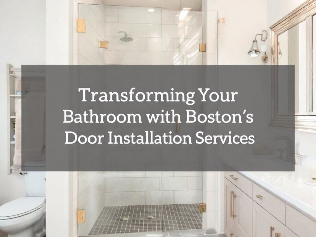 Skilled professionals providing top-notch shower door installation services in Boston.