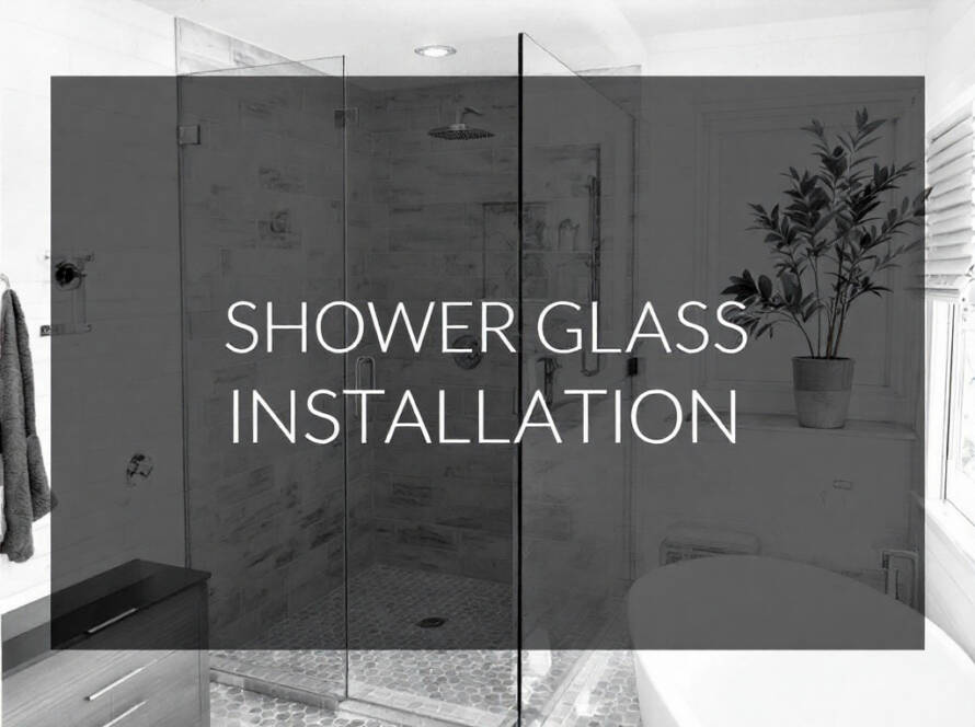 Elegant shower enclosures created by expert custom installer near Lexington, MA showcasing contemporary design in new condition.