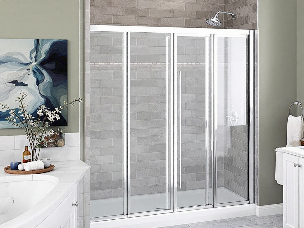 An instructive guide on installation methods for pre-purchased and bi-fold shower doors.