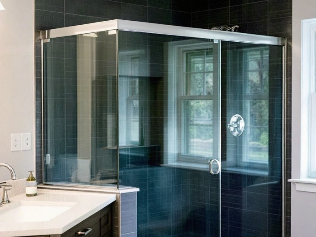 Alternative text: Top-notch shower door installation service in Hingham, MA.