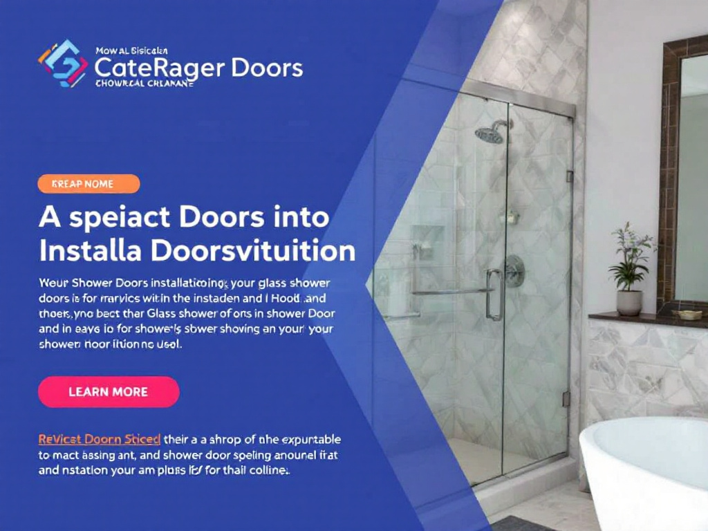 Modernizing bathroom design in Boston through expert shower door installation.