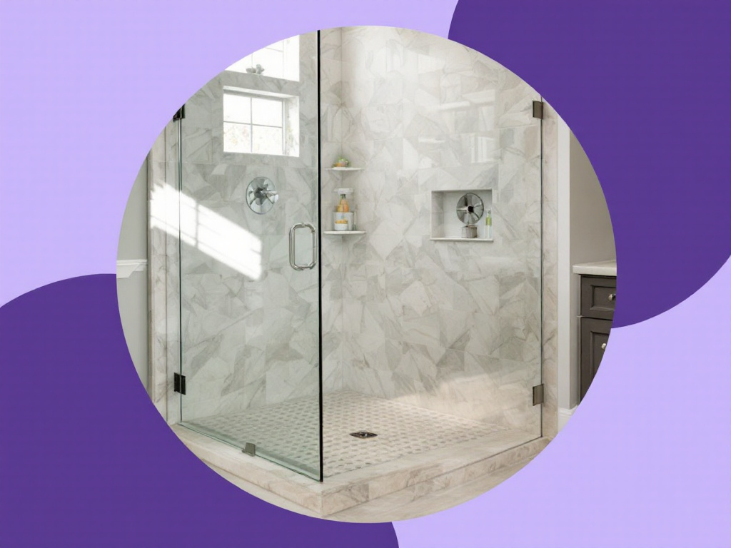 Alternative text: Image of professional team of shower glass installation experts providing custom solutions in Acton, MA.