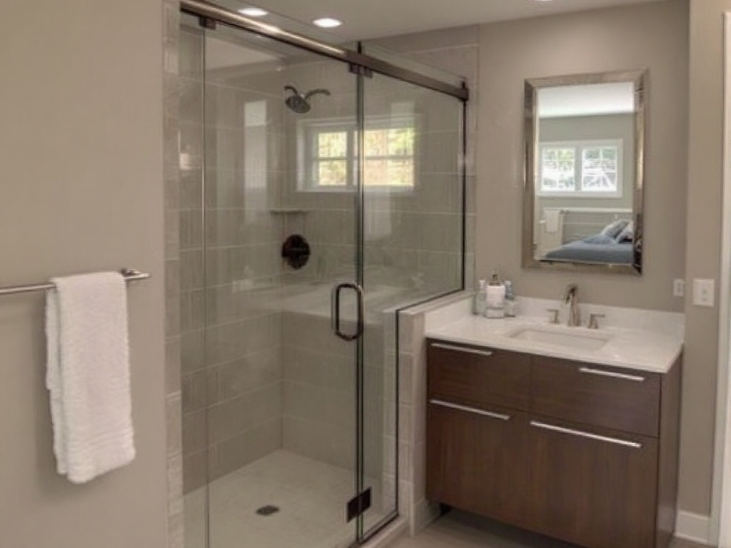 A brochure or guide about professional glass shower installers in Milton MA, specializing in modern and contemporary designs.
