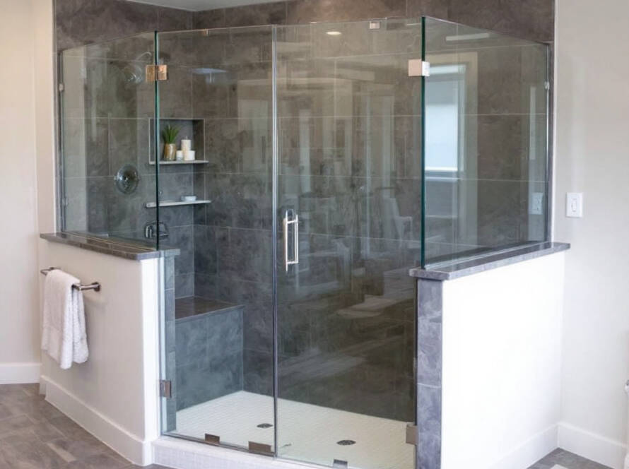 Sleek and innovative design by Atlantic Shower Door & Custom Glass Installation showcasing modern and contemporary styles.