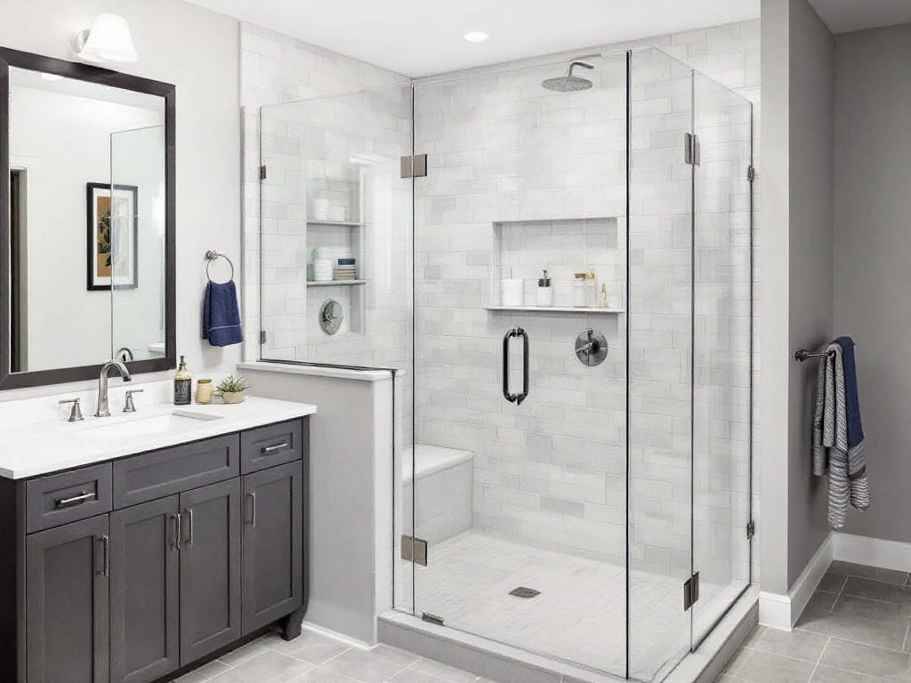 An easy-to-follow guidebook for installing shower enclosures, specifically tailored for Waltham, MA residents who desire an elegant, custom frameless style in their bathroom.