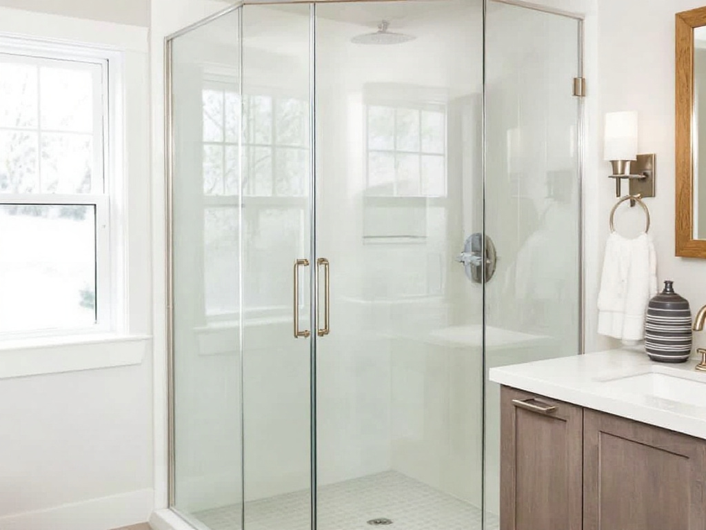 Customized frameless shower glass installations in Ashland, MA with a touch of elegance and simplicity.