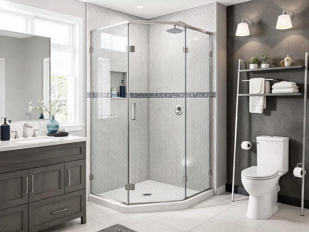 Modern and contemporary designed shower glass doors installed by experts in Westwood, MA.