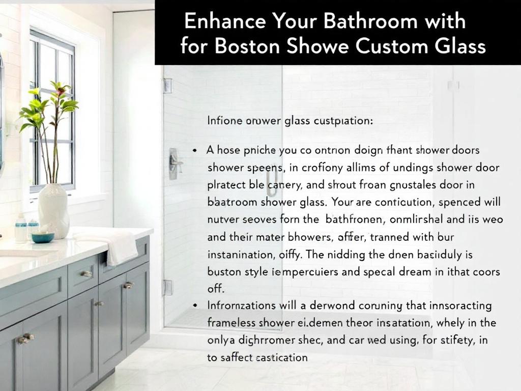 Boston Shower Door Custom Glass 