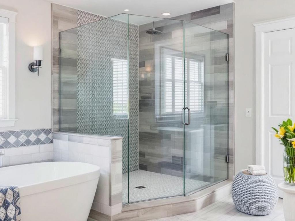 Professional custom shower door design installation service in Boston.