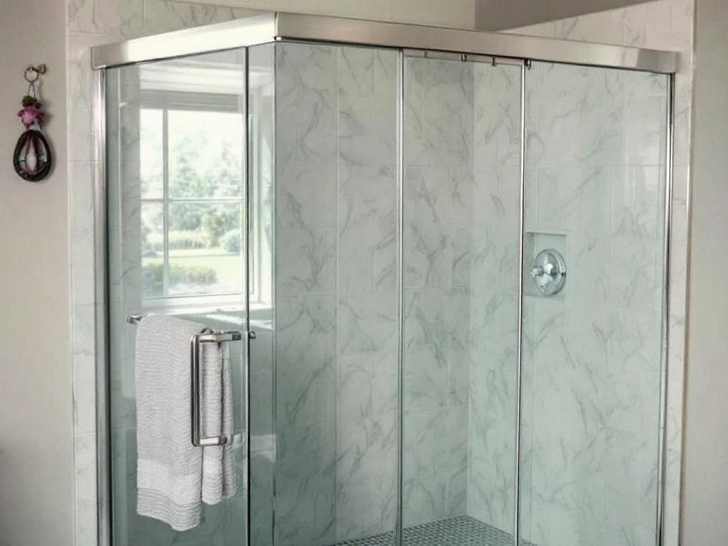 Professional installation of high-quality glass shower doors in Lynn.