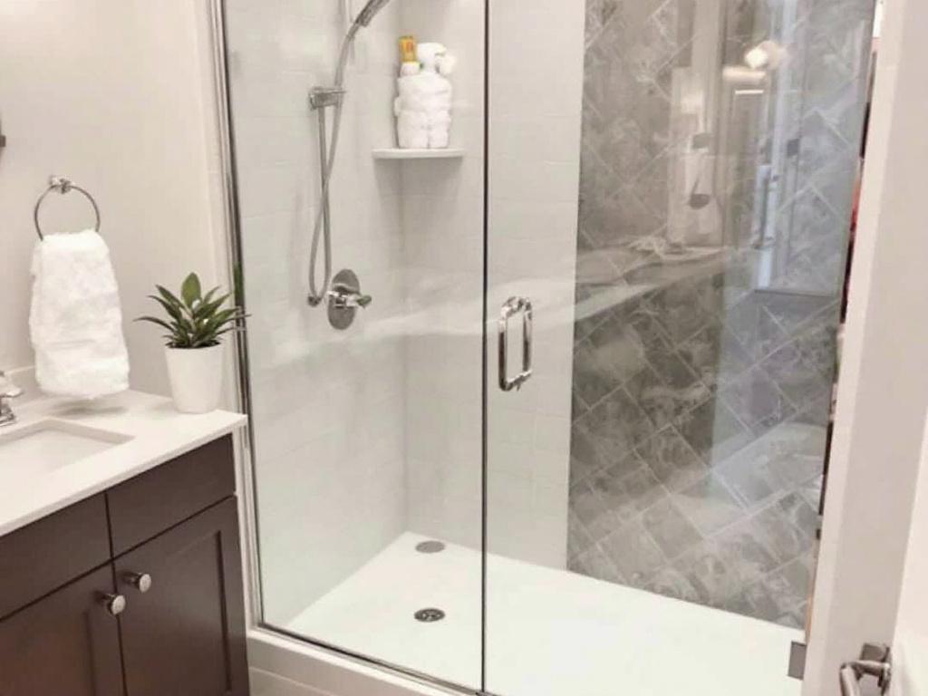 Professional shower door installation in Wakefield, MA.