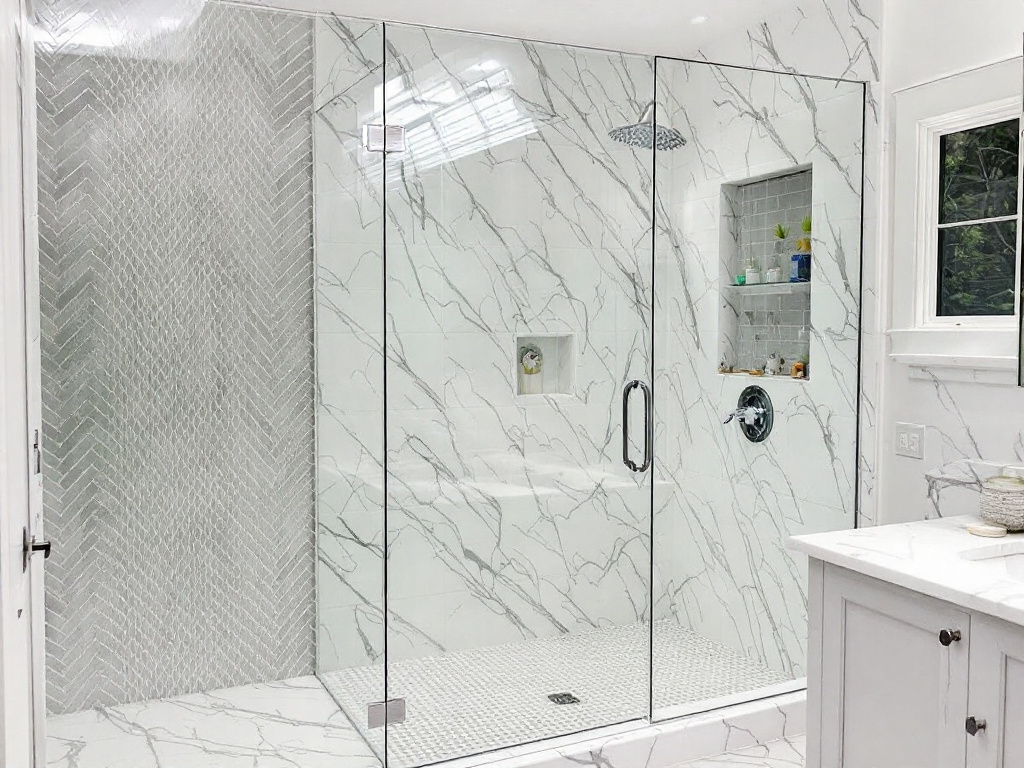 A collection of custom frameless glass showers created by the top-tier company in Boston.