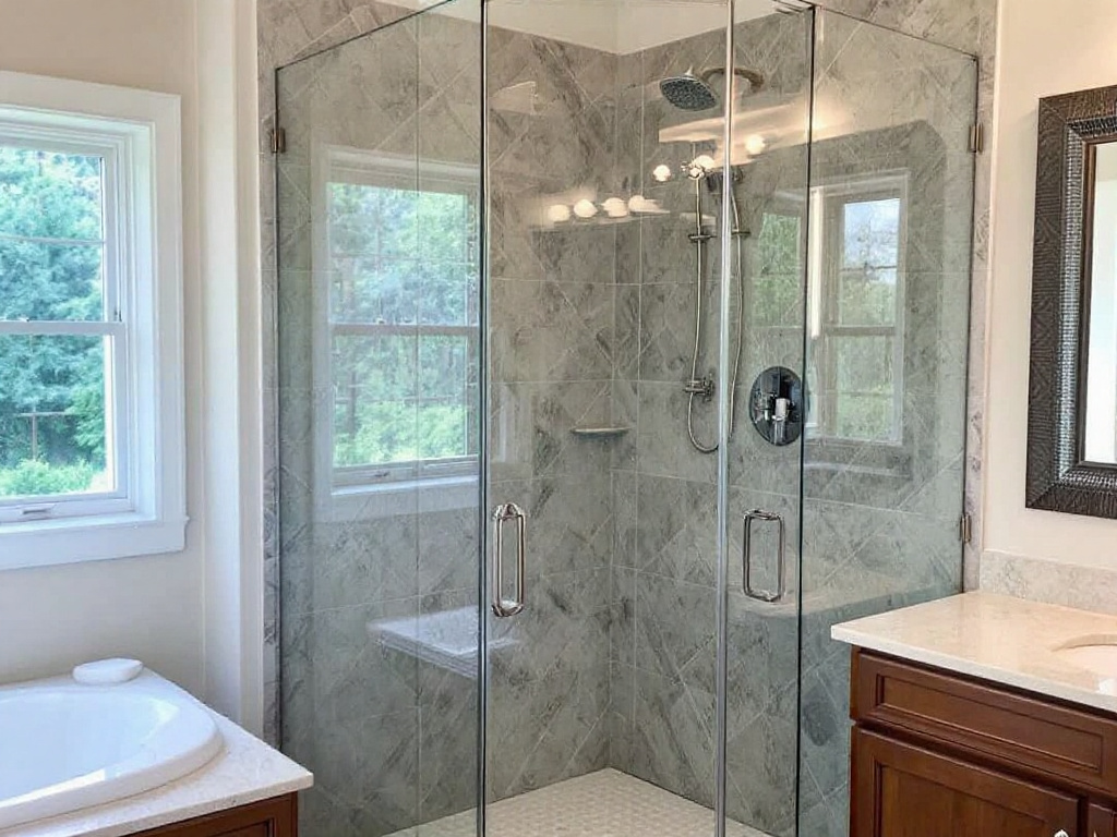 Quality custom shower door glass crafted by experts in Boston.
