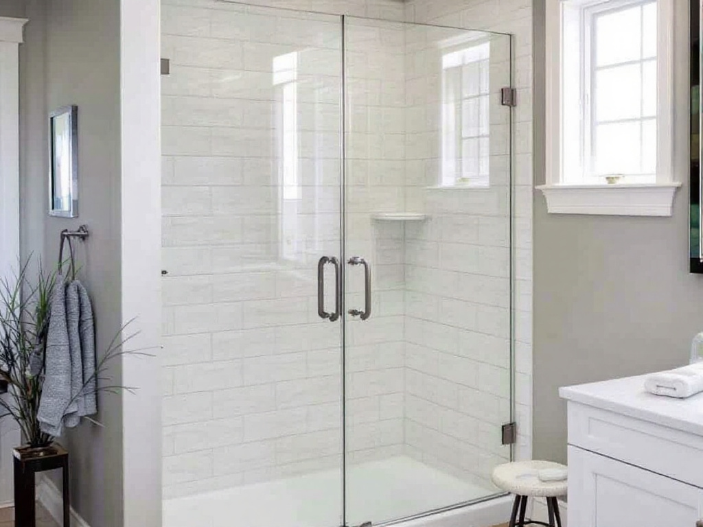 Professional shower door contractors engaged in work nearby Boston. 