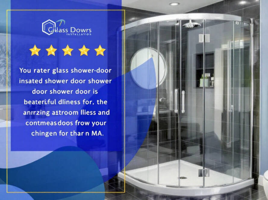 Expert shower door contractors presenting contemporary designs in Sharon, MA.