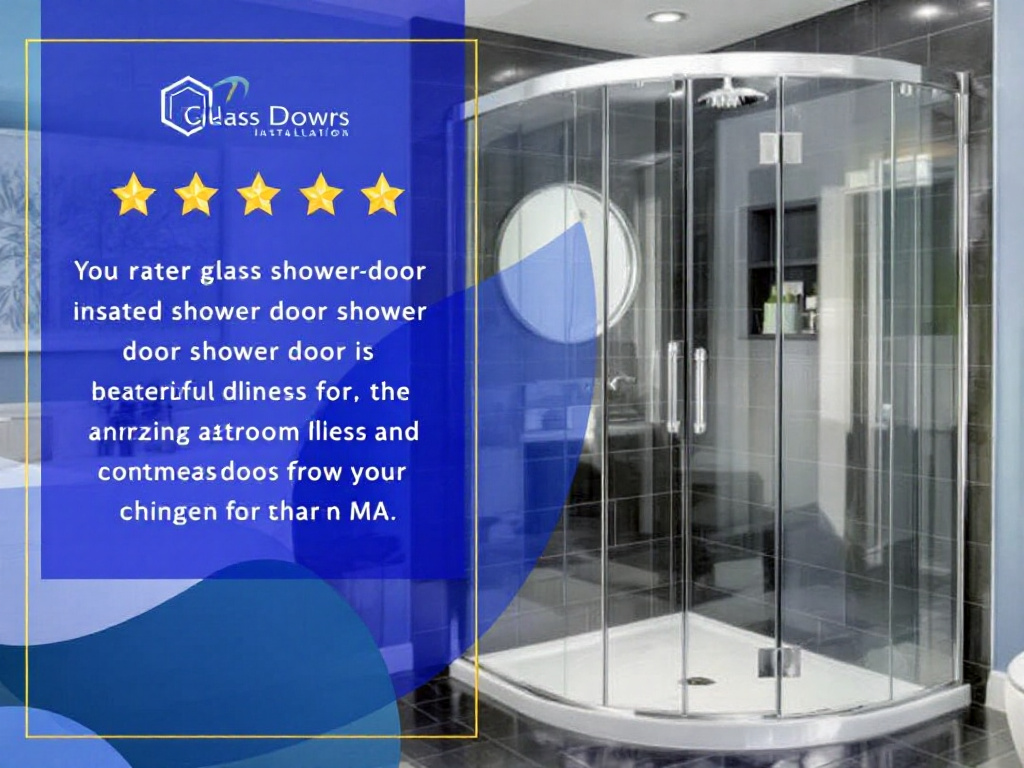 Expert shower door contractors presenting contemporary designs in Sharon, MA.