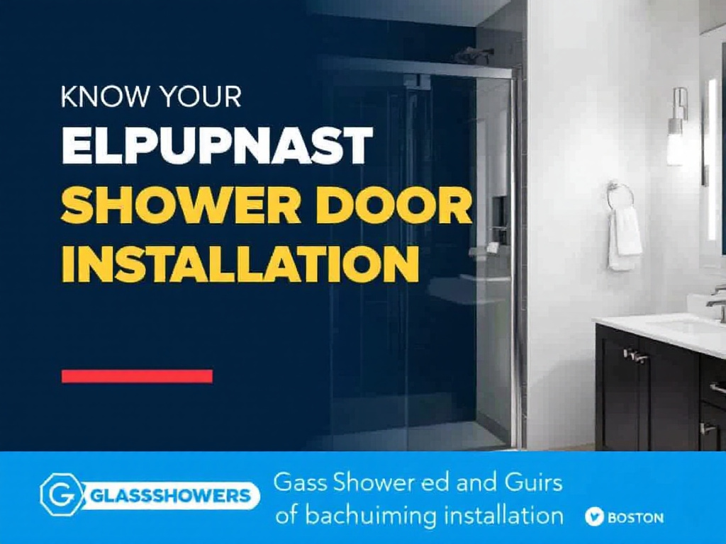 A how-to guide for installing a pre-purchased bathtub shower door.