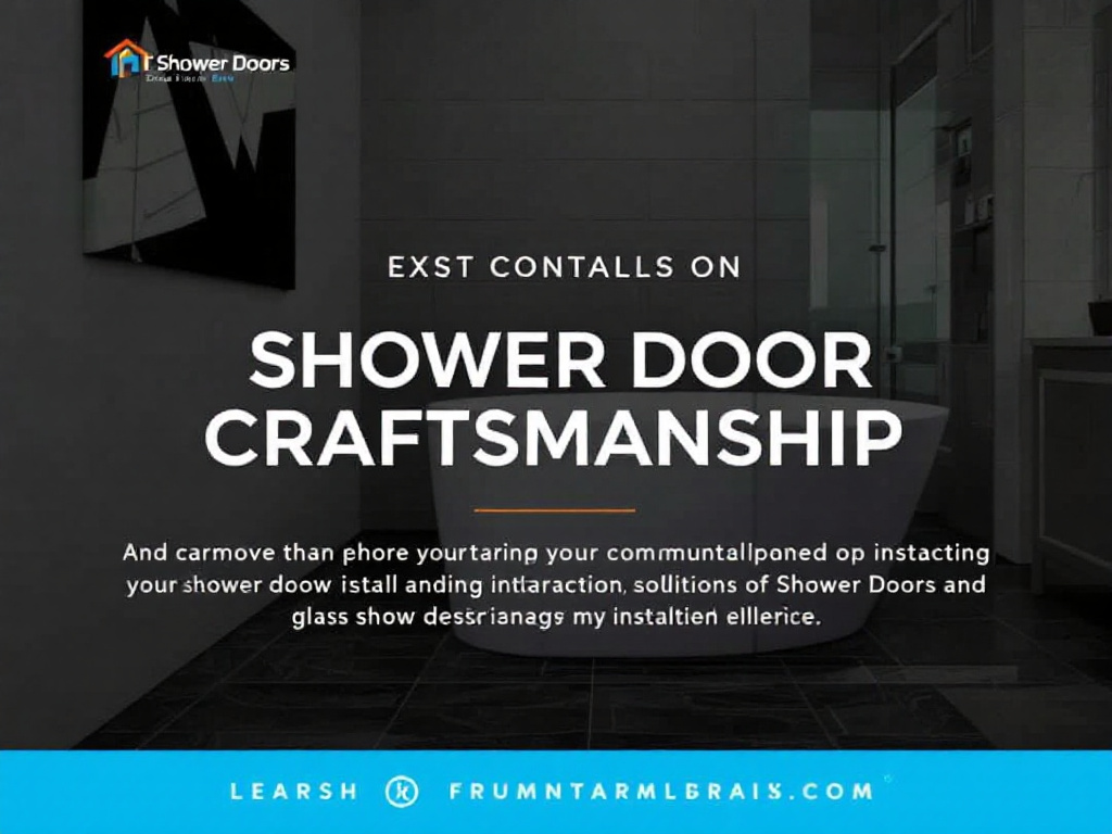 Skilled workers expertly installing a shower door in Billerica, MA.