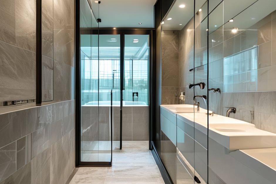 shower door installation in Boston