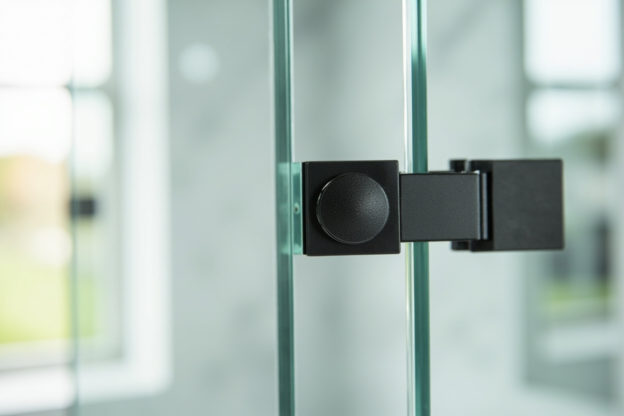 semi frameless shower doors installation in Boston