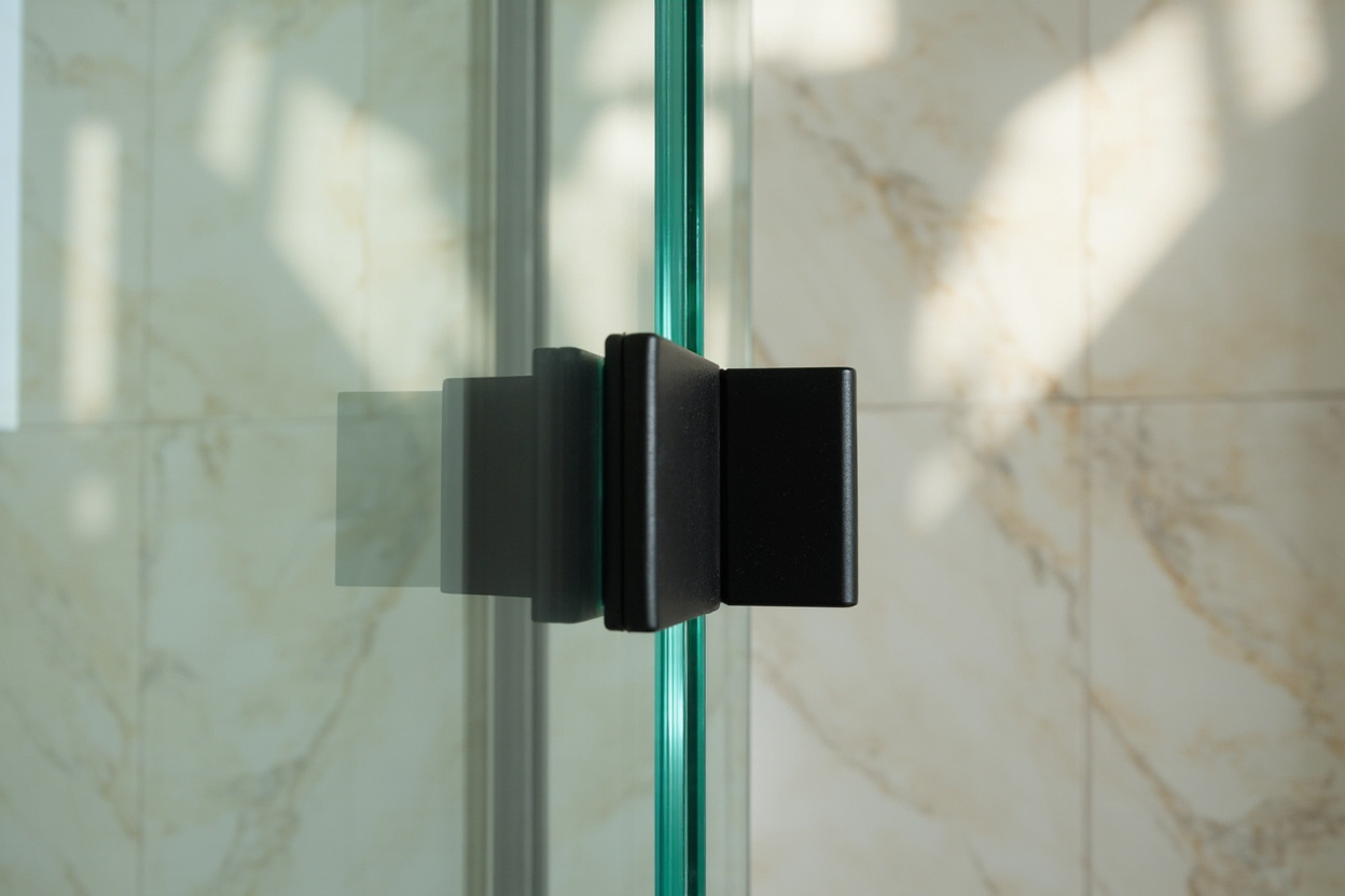 hinged shower doors installation in Boston