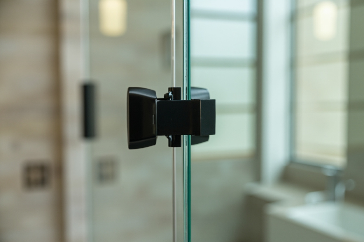 Boston Shower door custom glass installation