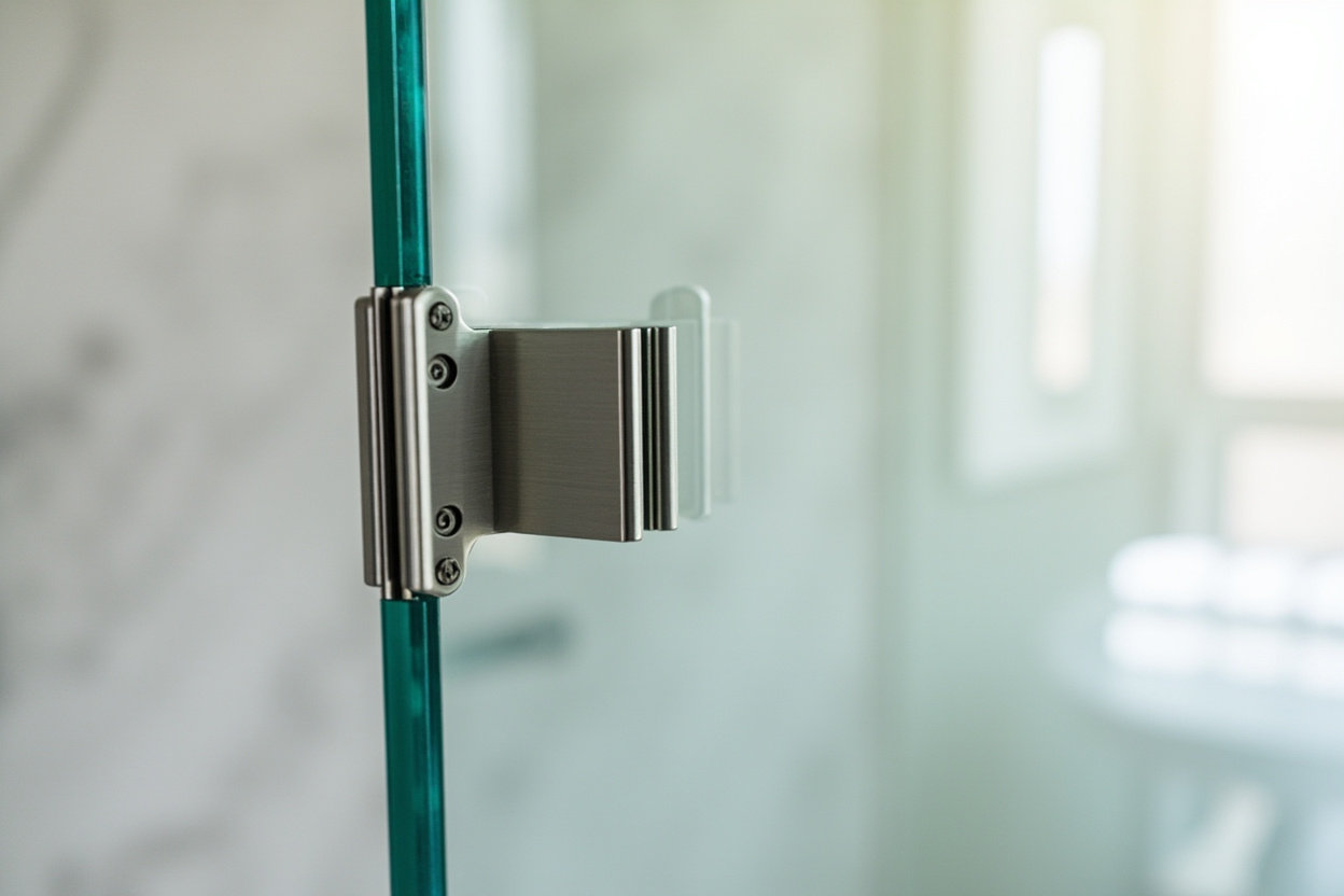 semi frameless shower doors installation in Boston