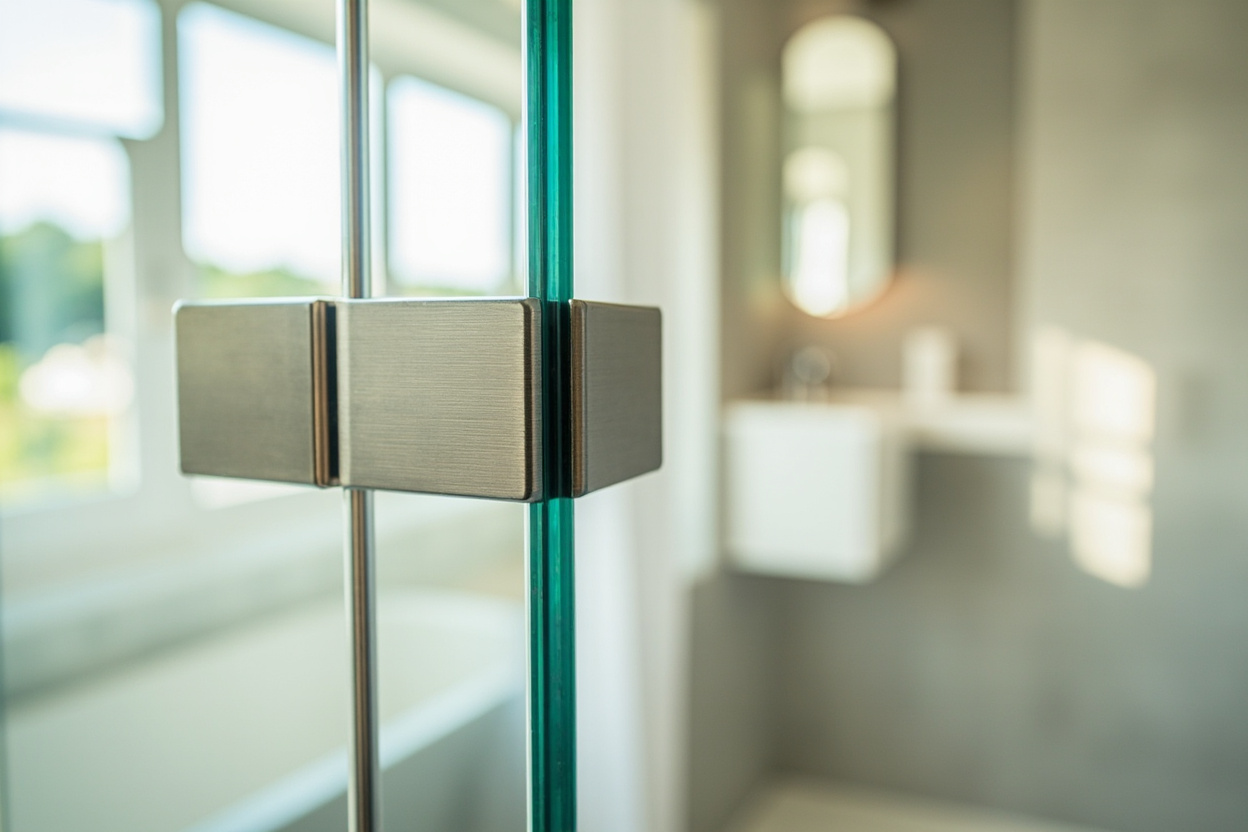 hinged shower doors installation in Boston