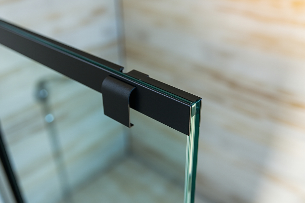 Boston Shower door custom glass installation