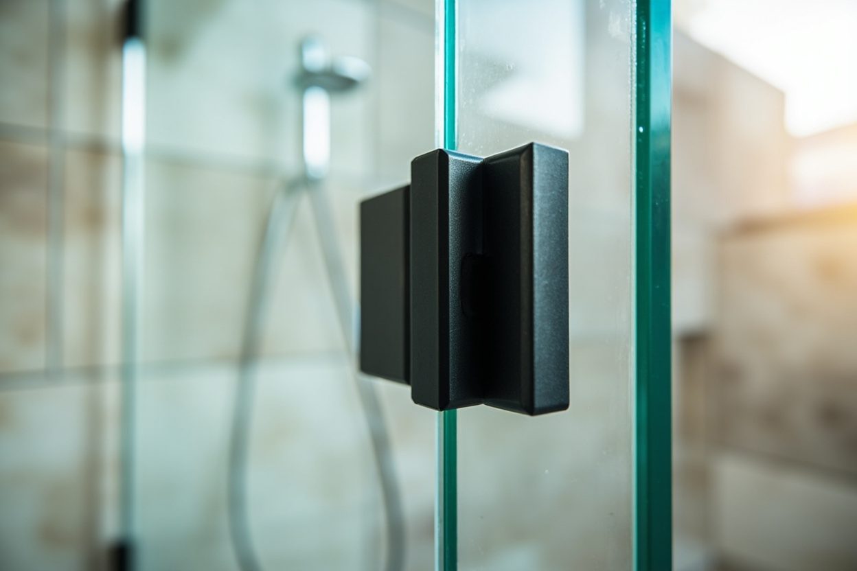 hinged shower doors installation in Boston