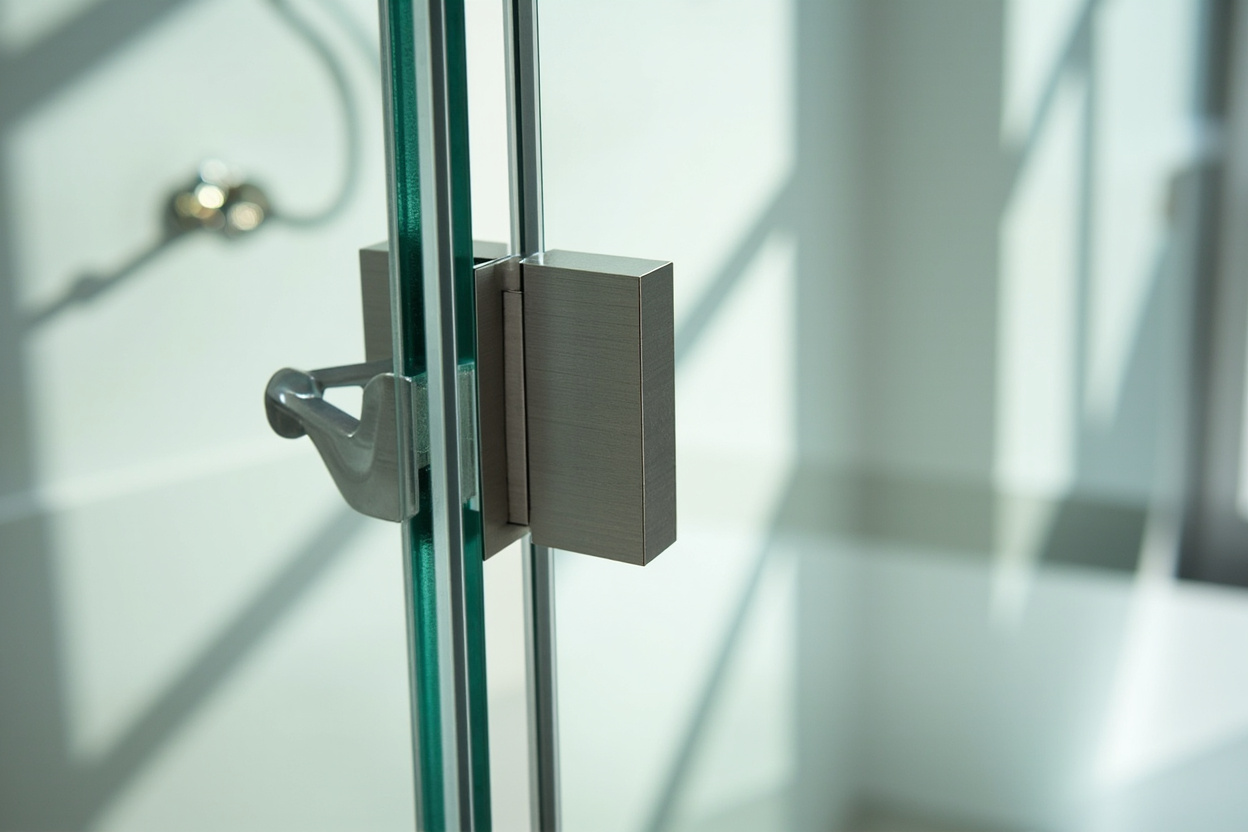 hinged shower doors installation in Boston