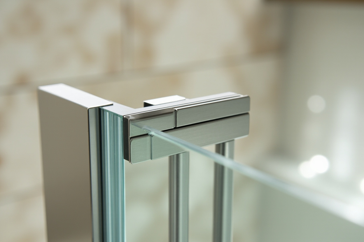 hinged shower doors installation in Boston