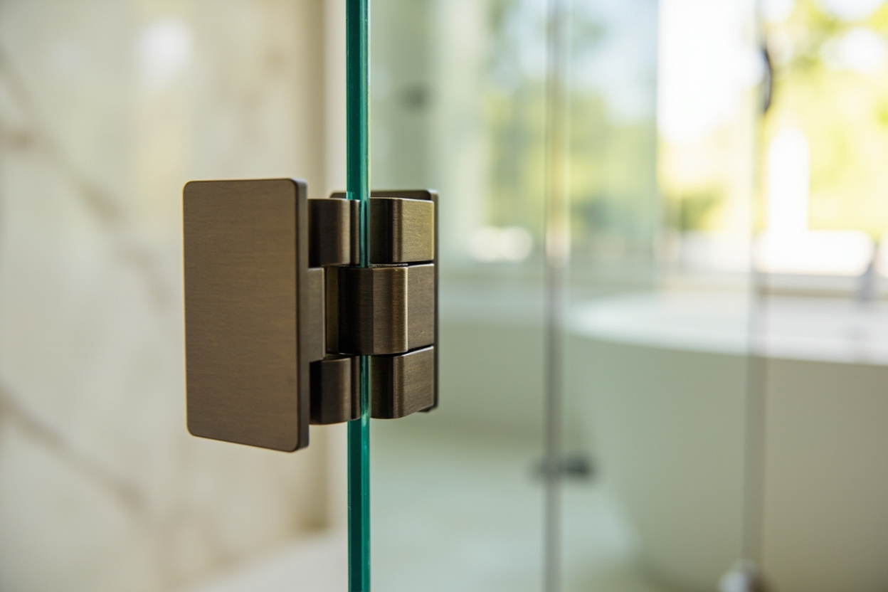 Boston Shower door custom glass installation