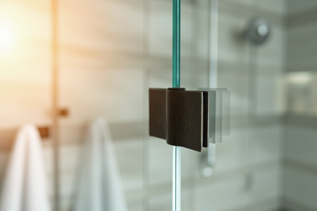 hinged shower doors installation in Boston