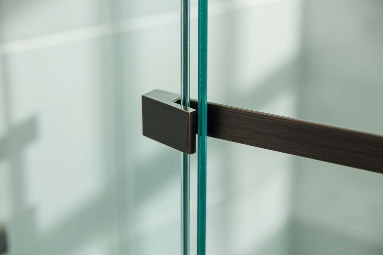 Boston Shower door custom glass installation