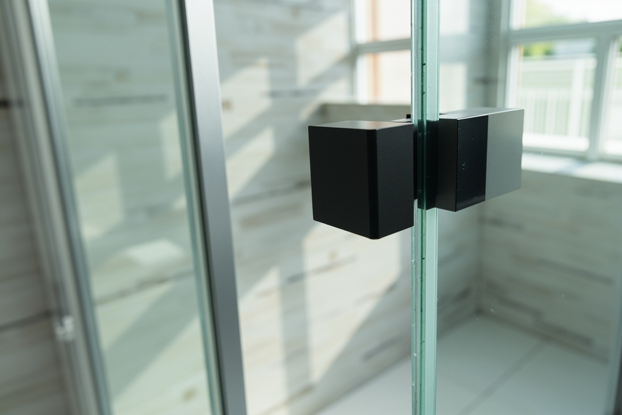 Boston Shower door custom glass installation