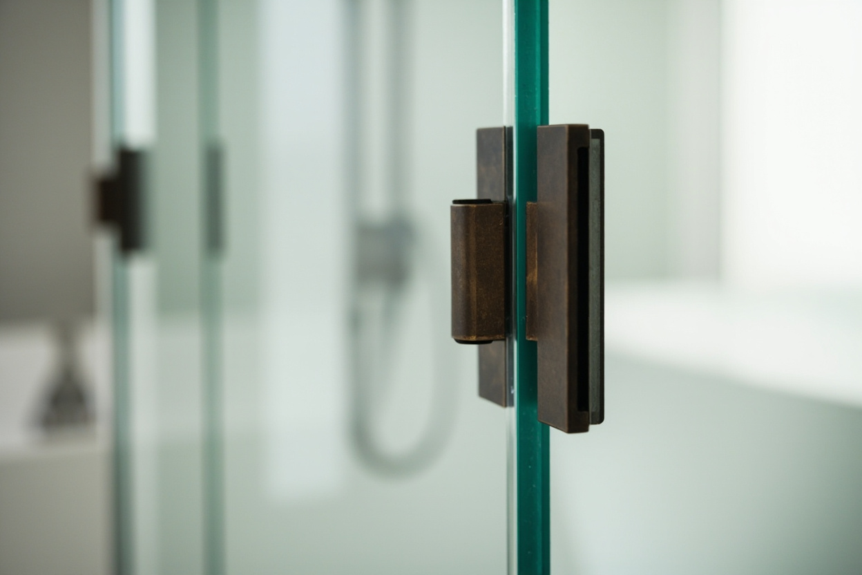Boston Shower door custom glass installation