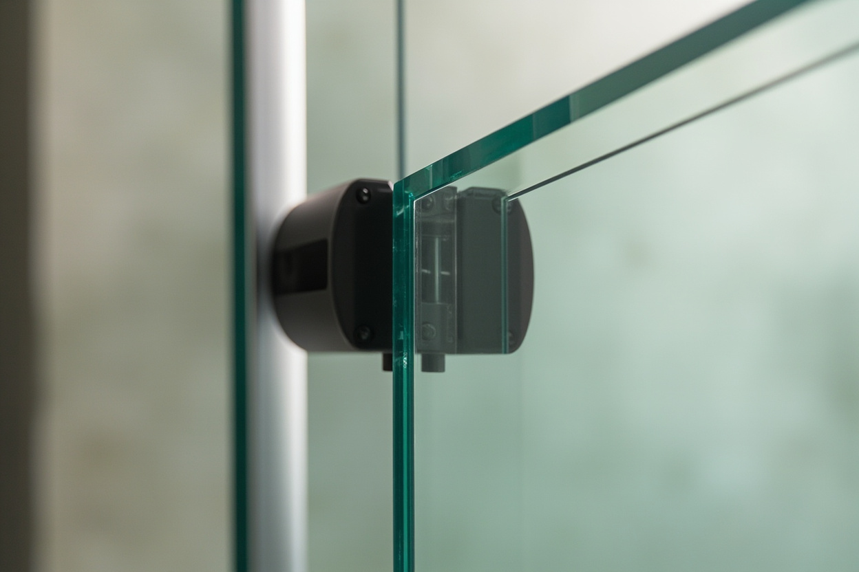 Boston Shower door custom glass installation