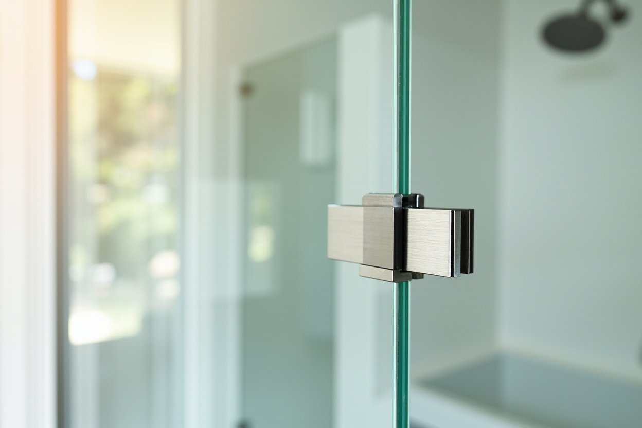 Boston Shower door custom glass installation