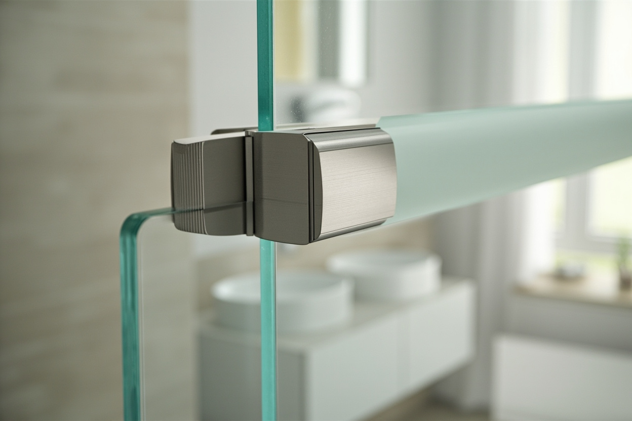 hinged shower doors installation in Boston