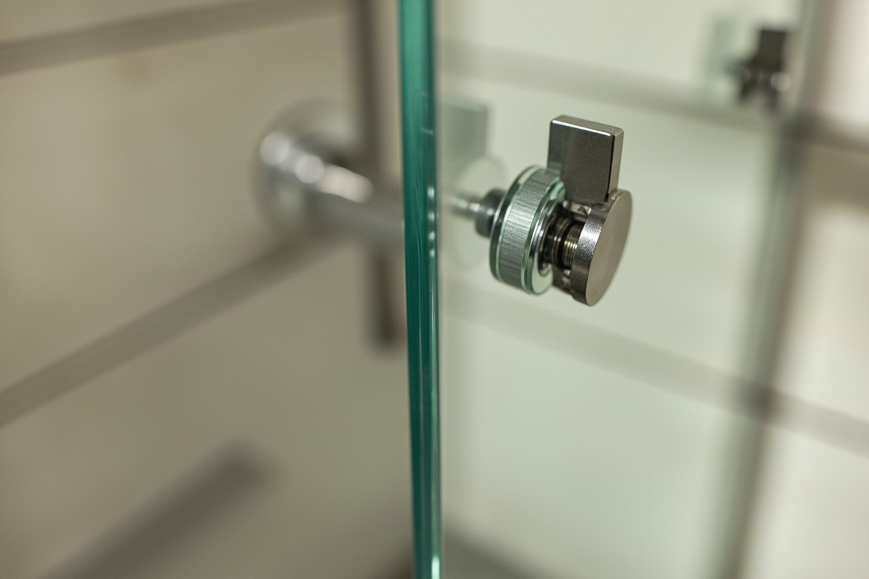 Boston Shower door custom glass installation